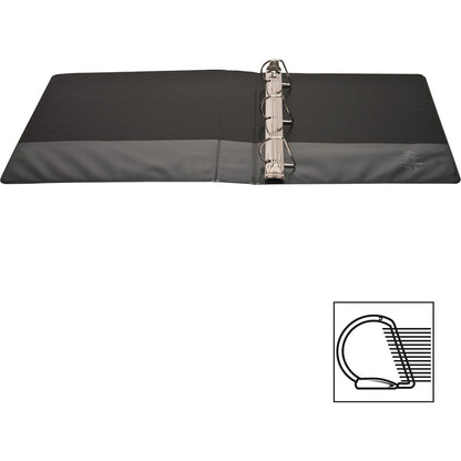 Business Source Basic D-Ring View Binders - 1 1/2" Binder Capacity - Letter - 8 1/2" x 11" Sheet Size - Fastener: D-Ring