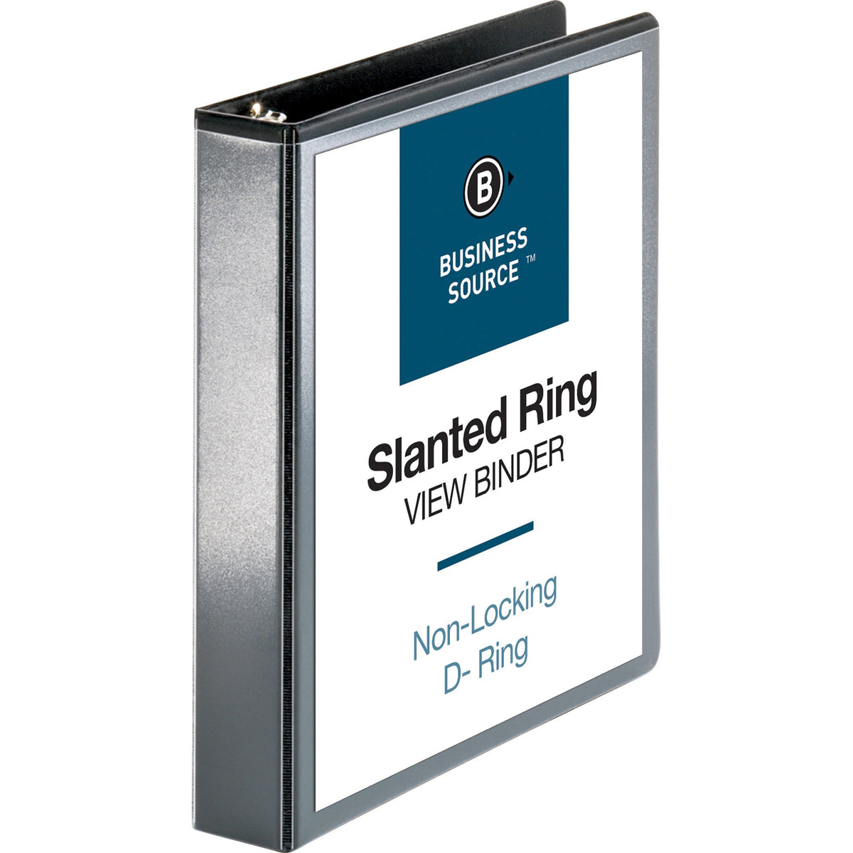 Business Source Basic D-Ring View Binders - 1 1/2" Binder Capacity - Letter - 8 1/2" x 11" Sheet Size - Fastener: D-Ring