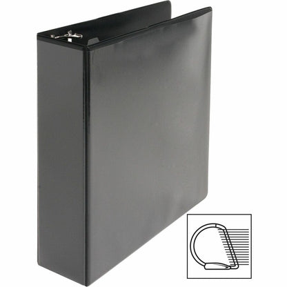Business Source Basic D-Ring View Binders - 2" Binder Capacity - Letter - 8 1/2" x 11" Sheet Size - Fastener: D-Ring - P