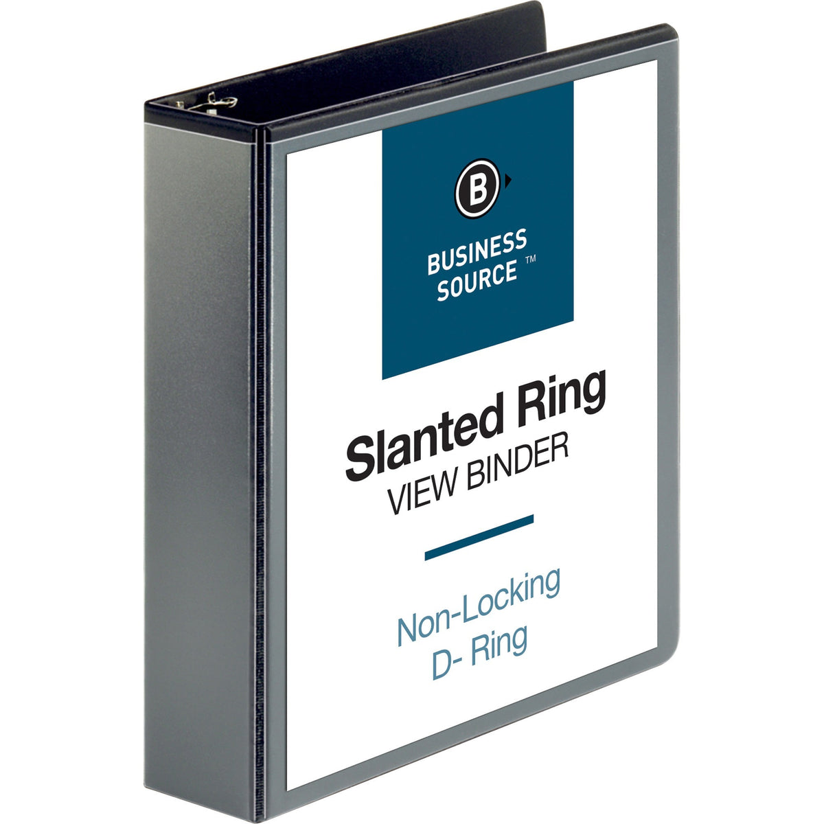 Business Source Basic D-Ring View Binders - 2" Binder Capacity - Letter - 8 1/2" x 11" Sheet Size - Fastener: D-Ring - P