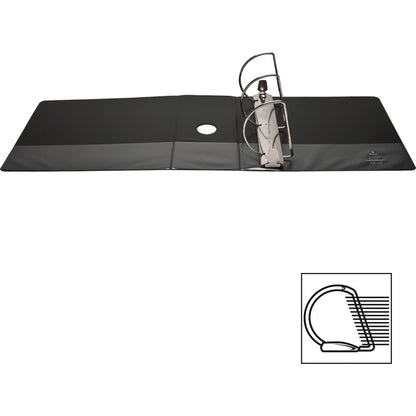Business Source Basic D-Ring View Binders - 5" Binder Capacity - Letter - 8 1/2" x 11" Sheet Size - Fastener: D-Ring - P