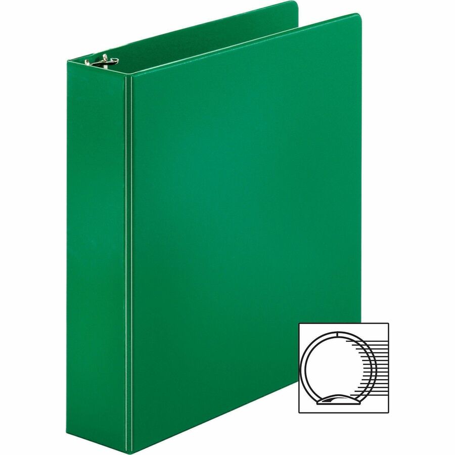Business Source Basic Round-ring Binder - 2" Binder Capacity - Letter - 8 1/2" x 11" Sheet Size - 3 Ring - Fastener: Rou