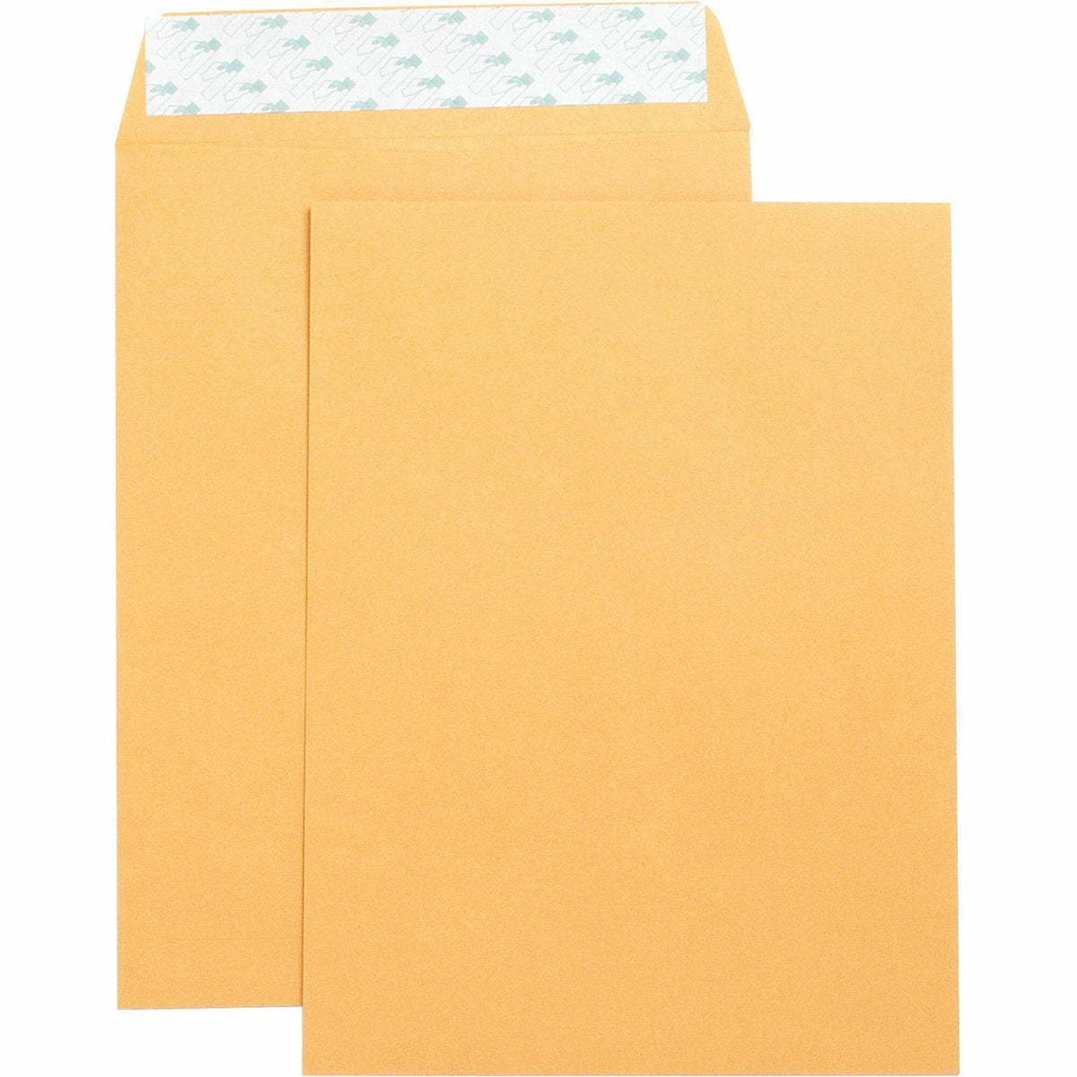 Business Source Self Adhesive Kraft Catalog Envelopes - Catalog - 9" Width x 12" Length - 28 lb - Self-sealing - Brown K