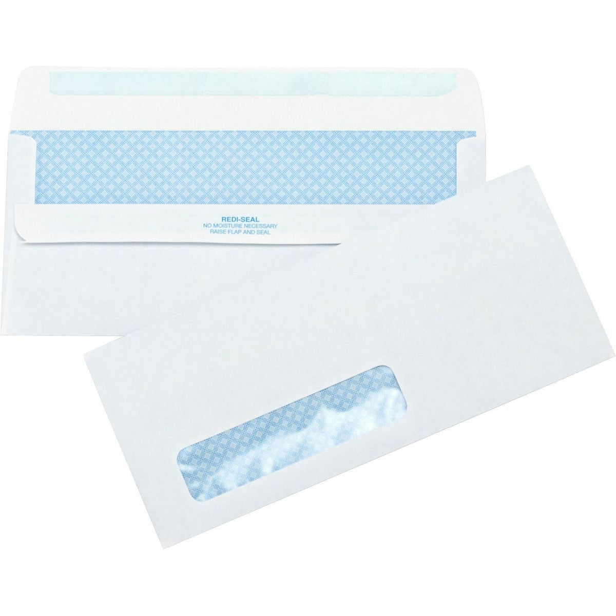 Business Source No.10 Standard Window Invoice Envelopes - Single Window - 9 1/2" Width x 4 1/2" Length - 24 lb - Self-se