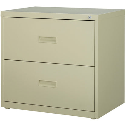 Lorell Value Lateral File - 2-Drawer - 30" Width x 18.6" Depth x 28.1" Height - 2 x Drawer(s) for File - A4, Letter, Leg