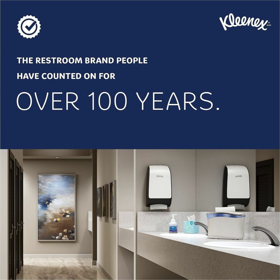 Kleenex Premier Kitchen Paper Towels - 1 Ply - 10.40" Width x 11" Length - 70 Sheets/Roll - White - 24 / Carton