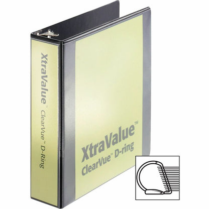 Cardinal® Performer ClearVue Slant-D Ring Binder - 2" Binder Capacity - Letter - 8 1/2" x 11" Sheet Size - 540 Sheet Cap