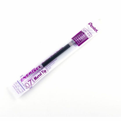 Pentel EnerGel Retractable Gel Pen Refill - 0.70 mm - Violet Ink - Metal Tip, Smear Proof, Smudge Proof, Quick-drying In