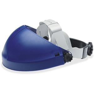 3M Tuffmaster Deluxe Headgear w/Ratchet Adjustment - Head Protection - Thermoplastic, Polycarbonate - Black, Gray - 1 Each