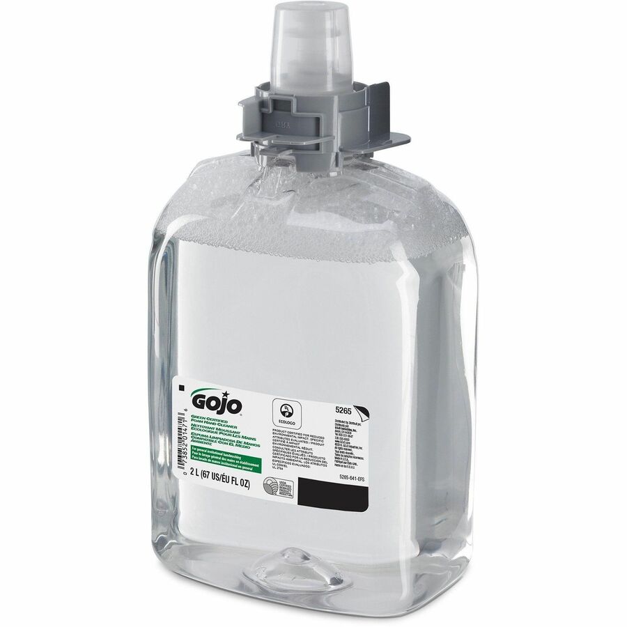 Gojo® FMX-20 Green Certified Foam Hand Cleaner Refill - 2.11 quart - Dirt Remover - Hand, Commercial, Restroom, Breakroo