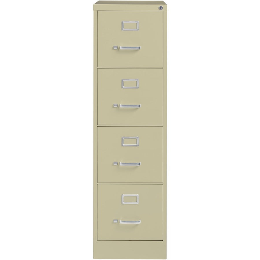 Lorell Fortress Series 22" Commercial-Grade Vertical File Cabinet - 15" Width x 22" Depth x 52" Height - 4 x Drawer(s) f