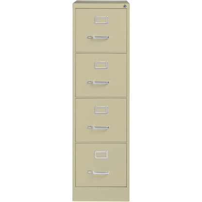 Lorell Fortress Series 22" Commercial-Grade Vertical File Cabinet - 15" Width x 22" Depth x 52" Height - 4 x Drawer(s) f