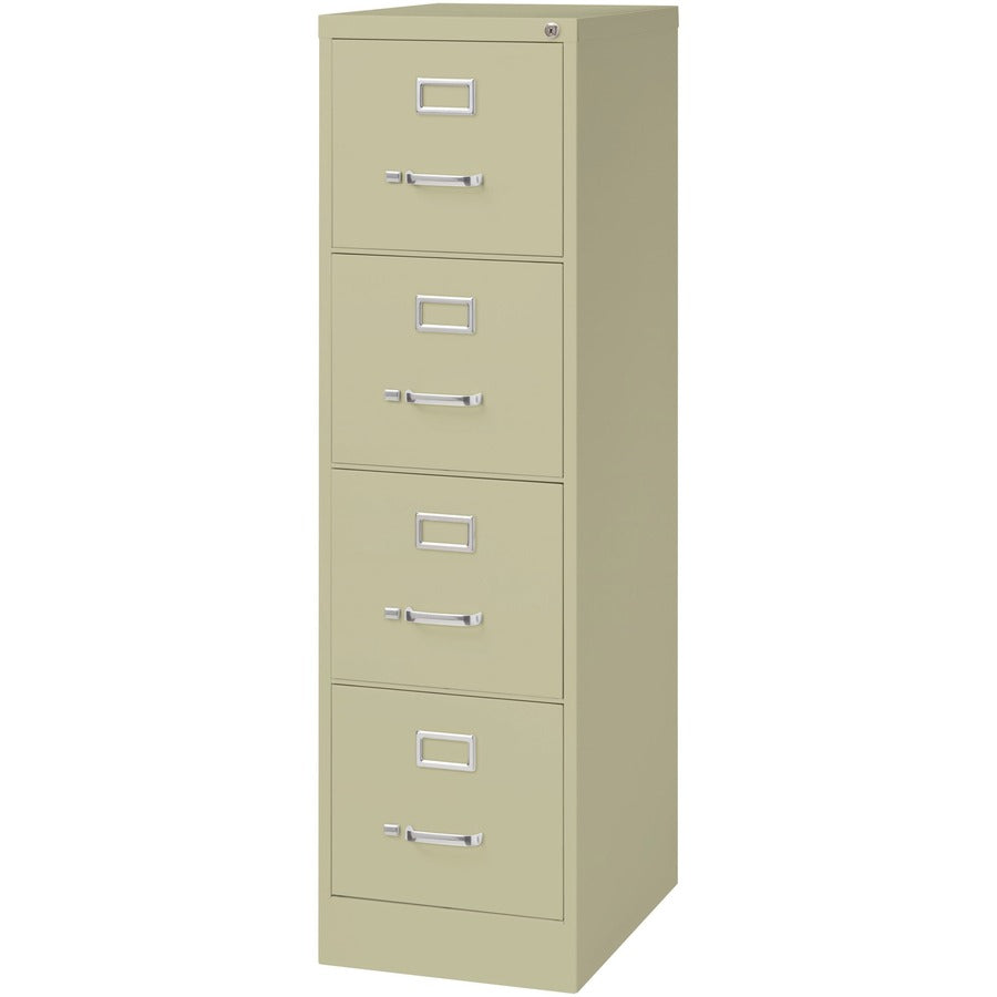 Lorell Fortress Series 22" Commercial-Grade Vertical File Cabinet - 15" Width x 22" Depth x 52" Height - 4 x Drawer(s) f