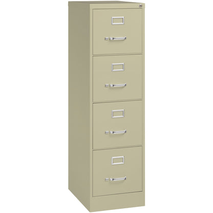 Lorell Fortress Series 22" Commercial-Grade Vertical File Cabinet - 15" Width x 22" Depth x 52" Height - 4 x Drawer(s) f