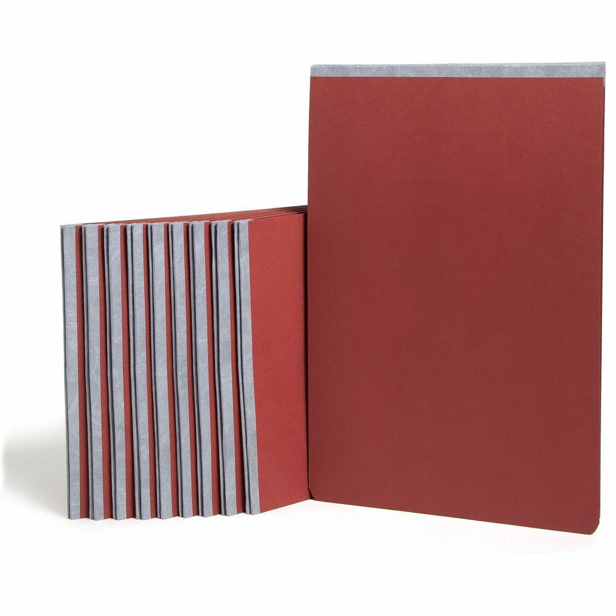 Smead Recycled Report Cover - 3" Folder Capacity - 11" x 17" - 3" Expansion - 1 Fastener - 25 pt. - Pressboard - Red - 1