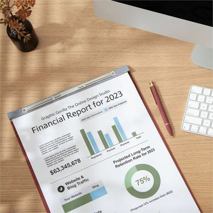 Smead Recycled Report Cover - 3" Folder Capacity - 11" x 17" - 3" Expansion - 1 Fastener - 25 pt. - Pressboard - Red - 1