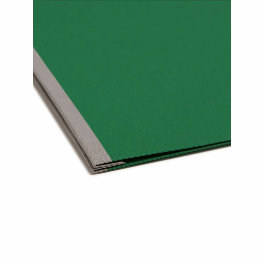 Smead Letter Recycled Fastener Folder - 3" Folder Capacity - 8 1/2" x 11" - 350 Sheets Capacity - 3" Expansion - 1 Faste