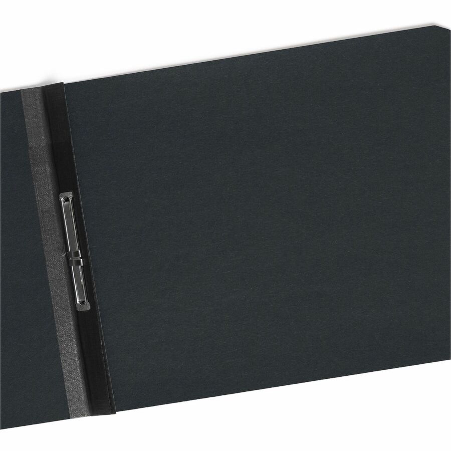 Smead Recycled Report Cover - 2" Folder Capacity - 8 1/2" x 11" - 2" Expansion - 1 Fastener - 25 pt. - Pressboard - Blac