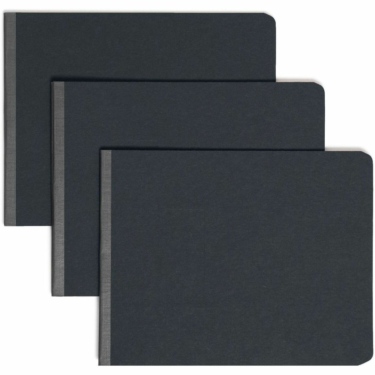 Smead Recycled Report Cover - 2" Folder Capacity - 8 1/2" x 11" - 2" Expansion - 1 Fastener - 25 pt. - Pressboard - Blac