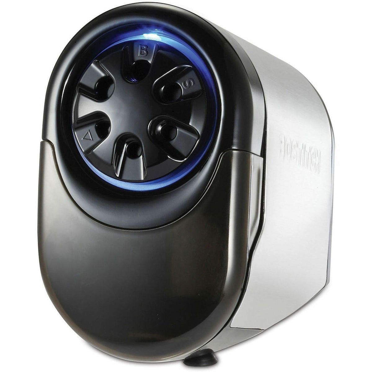 Bostitch QuietSharp Glow Antimicrobial Classroom Electric Pencil Sharpener - Desktop - 9" Height x 6.1" Width - Metal - 