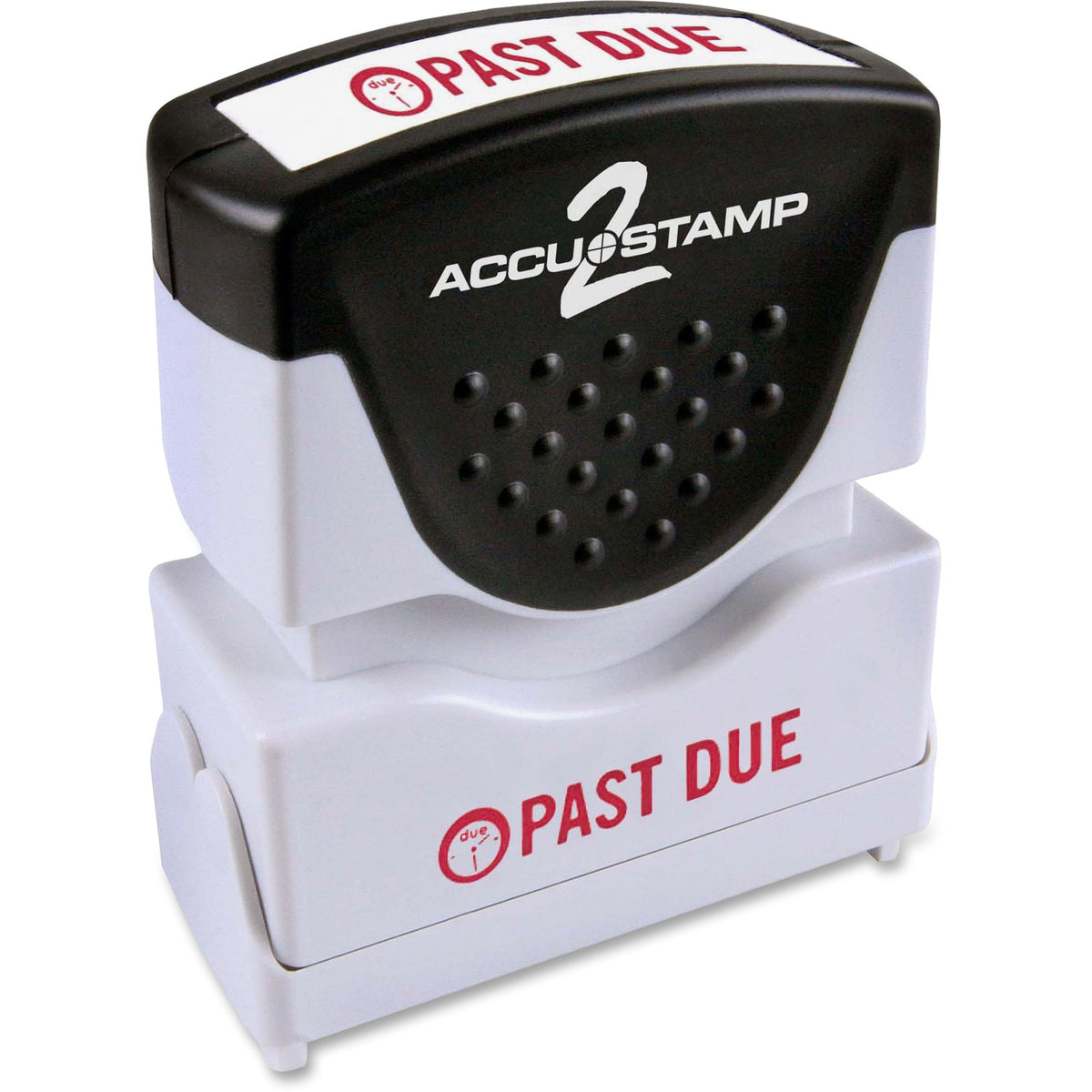 COSCO Shutter Stamp - Message Stamp - PAST DUE - 0.50" Impression Width - 20000 Impression(s) - Red - Rubber, Plastic - 