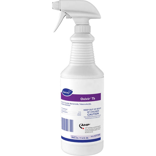 Diversey Oxivir Ready-to-use Surface Cleaner - For Hospital, Ceramic, Enamel, Fiberglass, Glass, Grout, Laminate, Metal,