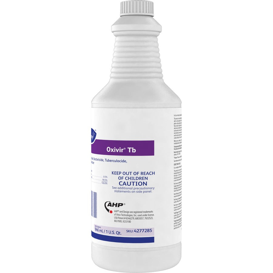 Diversey Oxivir Ready-to-use Surface Cleaner - For Hospital, Ceramic, Enamel, Fiberglass, Glass, Grout, Laminate, Metal,
