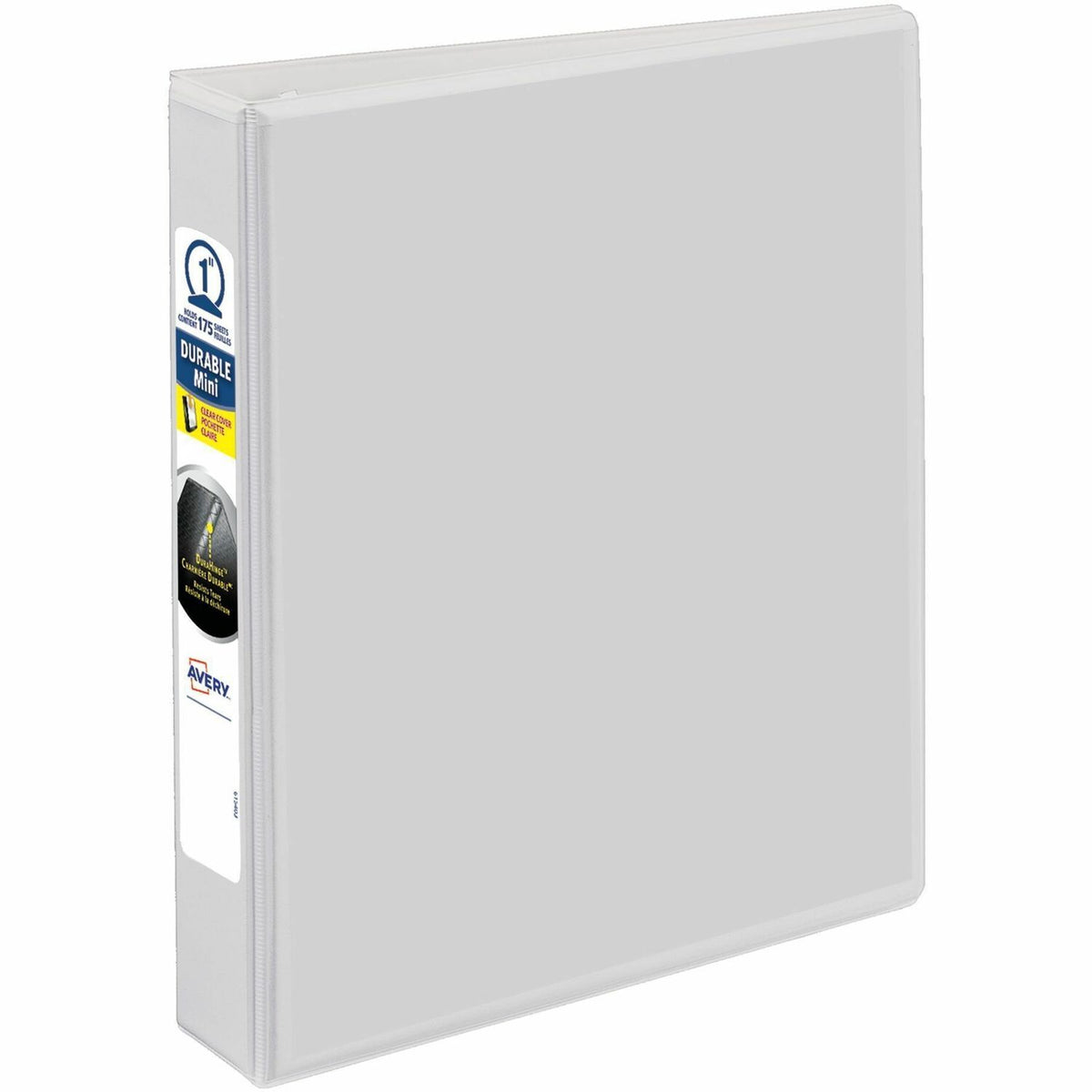 Avery Durable View Binder - 1" Binder Capacity - Half-letter - 5 1/2" x 8 1/2" Sheet Size - 175 Sheet Capacity - 175 x 1