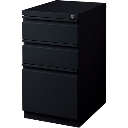 Lorell 20" Box/Box/File Mobile File Cabinet with Full-Width Pull - 15" Width x 20" Depth x 27.7" Height - Letter - 1 Eac