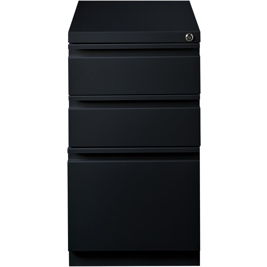 Lorell 20" Box/Box/File Mobile File Cabinet with Full-Width Pull - 15" Width x 20" Depth x 27.7" Height - Letter - 1 Eac