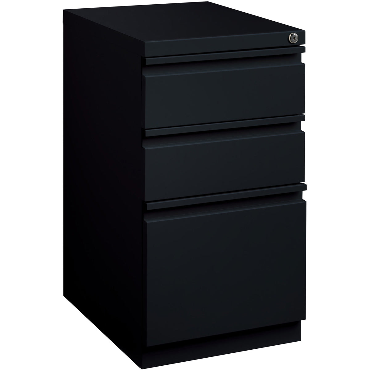 Lorell 20" Box/Box/File Mobile File Cabinet with Full-Width Pull - 15" Width x 20" Depth x 27.7" Height - Letter - 1 Eac