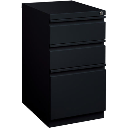 Lorell 20" Box/Box/File Mobile File Cabinet with Full-Width Pull - 15" Width x 20" Depth x 27.7" Height - Letter - 1 Eac