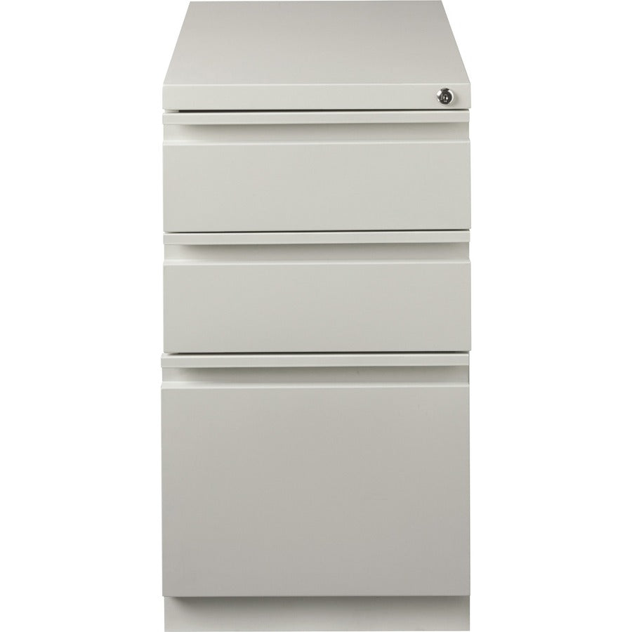 Lorell 20" Box/Box/File Mobile File Cabinet with Full-Width Pull - 15" Width x 20" Depth x 27.7" Height - Letter - 1 Eac