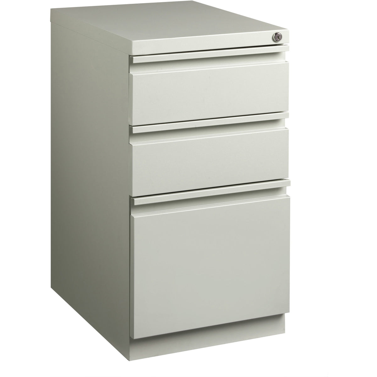 Lorell 20" Box/Box/File Mobile File Cabinet with Full-Width Pull - 15" Width x 20" Depth x 27.7" Height - Letter - 1 Eac