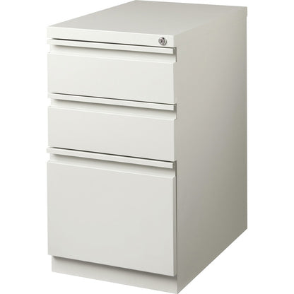 Lorell 20" Box/Box/File Mobile File Cabinet with Full-Width Pull - 15" Width x 20" Depth x 27.7" Height - Letter - 1 Eac