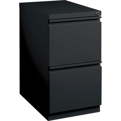 Lorell 20" File/File Mobile File Cabinet with Full-Width Pull - 15" Width x 20" Depth x 27.7" Height - Letter - 1 Each