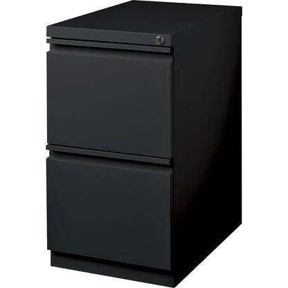 Lorell 20" File/File Mobile File Cabinet with Full-Width Pull - 15" Width x 20" Depth x 27.7" Height - Letter - 1 Each