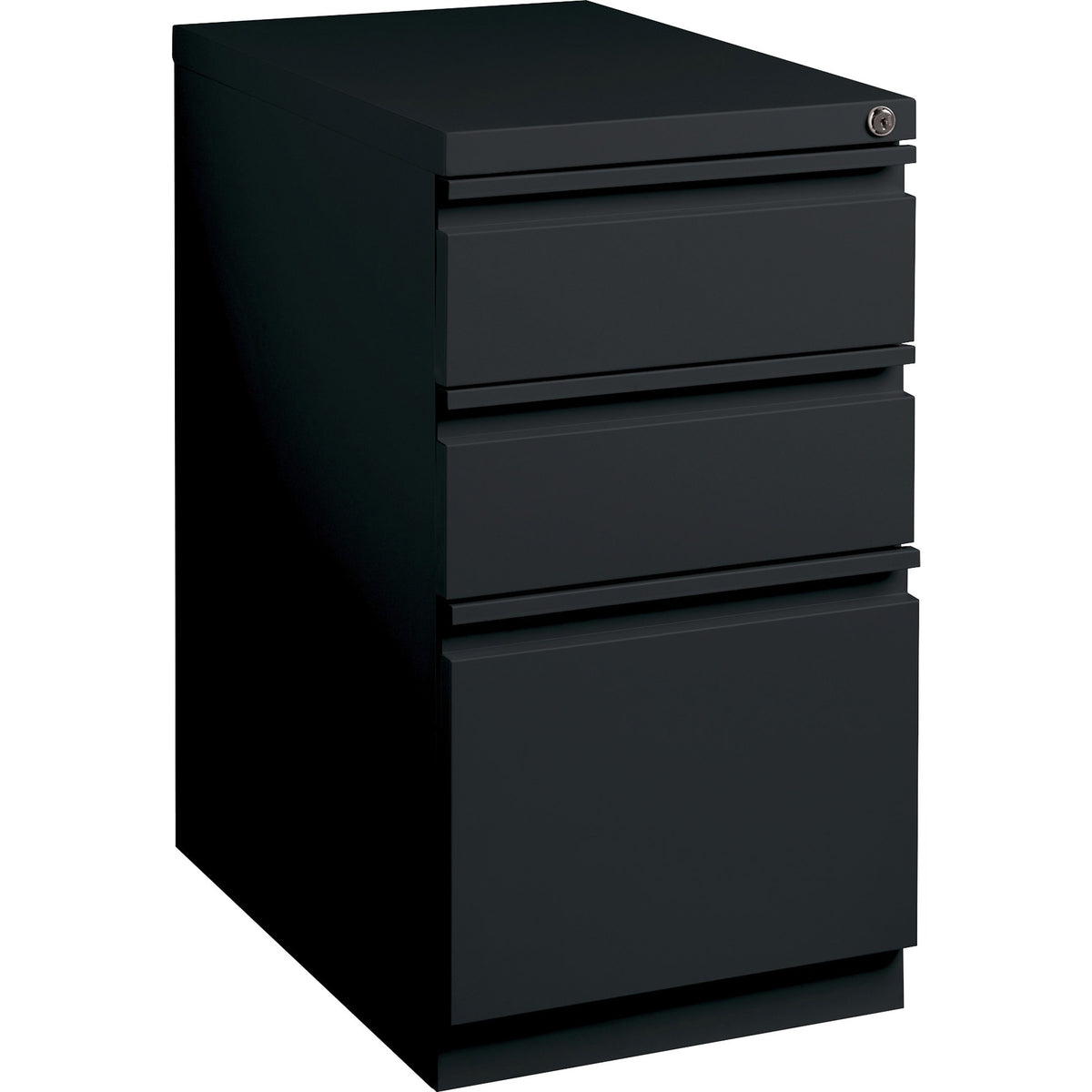 Lorell 23" Box/Box/File Mobile File Cabinet with Full-Width Pull - 15" Width x 22.9" Depth x 27.7" Height - Letter - Ver