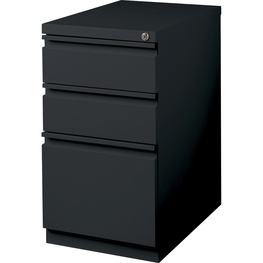 Lorell 23" Box/Box/File Mobile File Cabinet with Full-Width Pull - 15" Width x 22.9" Depth x 27.7" Height - Letter - Ver