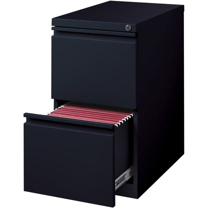 Lorell 23" File/File Mobile File Cabinet with Full-Width Pull - 15" Width x 22.9" Depth x 27.7" Height - Letter - Vertic