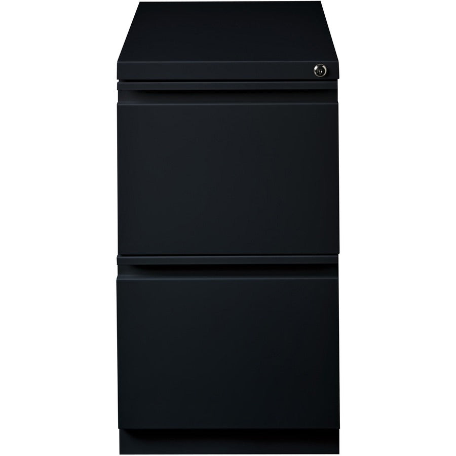 Lorell 23" File/File Mobile File Cabinet with Full-Width Pull - 15" Width x 22.9" Depth x 27.7" Height - Letter - Vertic