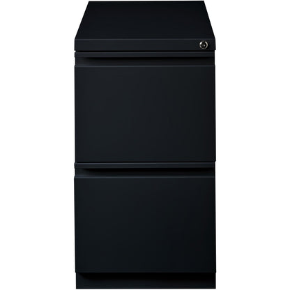 Lorell 23" File/File Mobile File Cabinet with Full-Width Pull - 15" Width x 22.9" Depth x 27.7" Height - Letter - Vertic