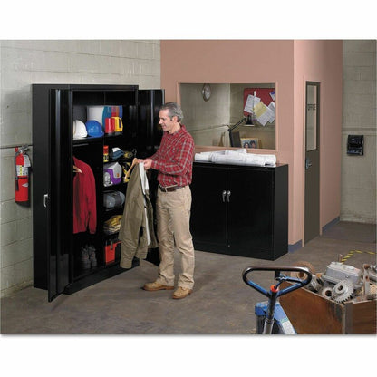 Tennsco Jumbo Storage Cabinet - 48" Width x 24" Depth x 78" Height - 5 x Shelf(ves) - 2 x Door(s) - 2000 lb Load Capacit