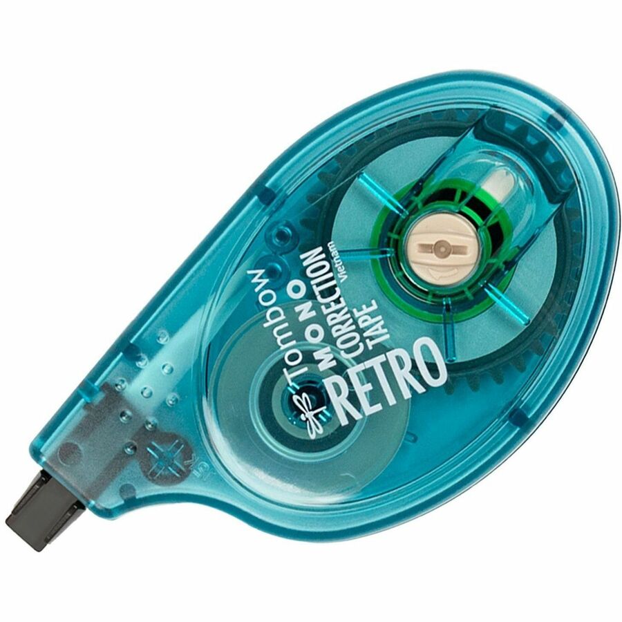 Tombow Mono Correction Tape Retro Applicator Pack - 0.17" Tape Width x 32.83 ft Tape Length - 1 Line(s) - White Tape - 1