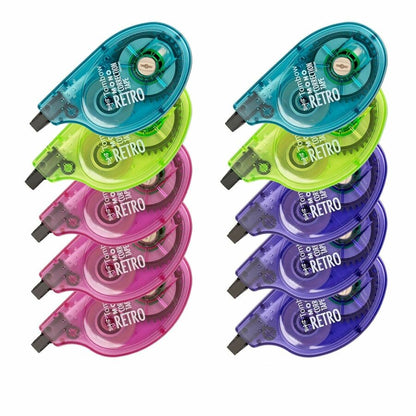 Tombow Mono Correction Tape Retro Applicator Pack - 0.17" Tape Width x 32.83 ft Tape Length - 1 Line(s) - White Tape - 1