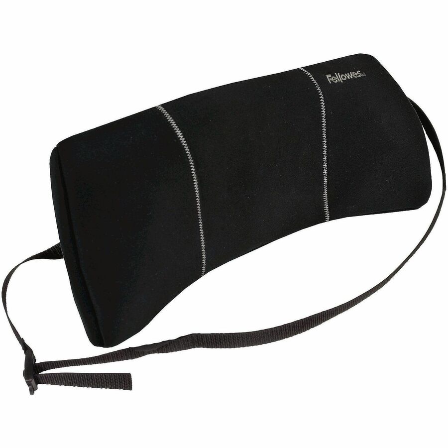 Fellowes Lumbar Back Support - Black - 1 Each