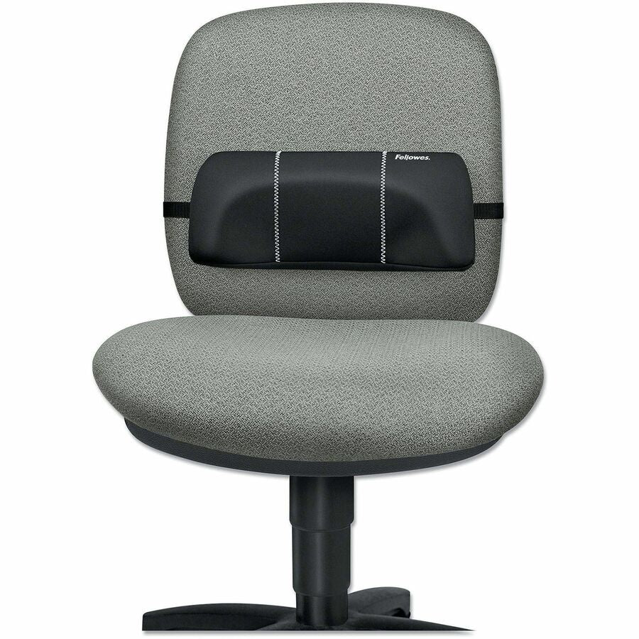 Fellowes Lumbar Back Support - Black - 1 Each