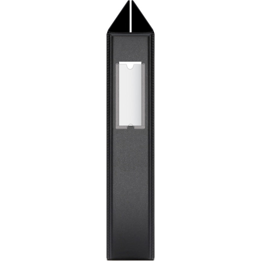 Business Source Slanted D-ring Binders - 1" Binder Capacity - 3 Ring - Fastener: D-Ring - Pocket: 2, Internal - Chipboar