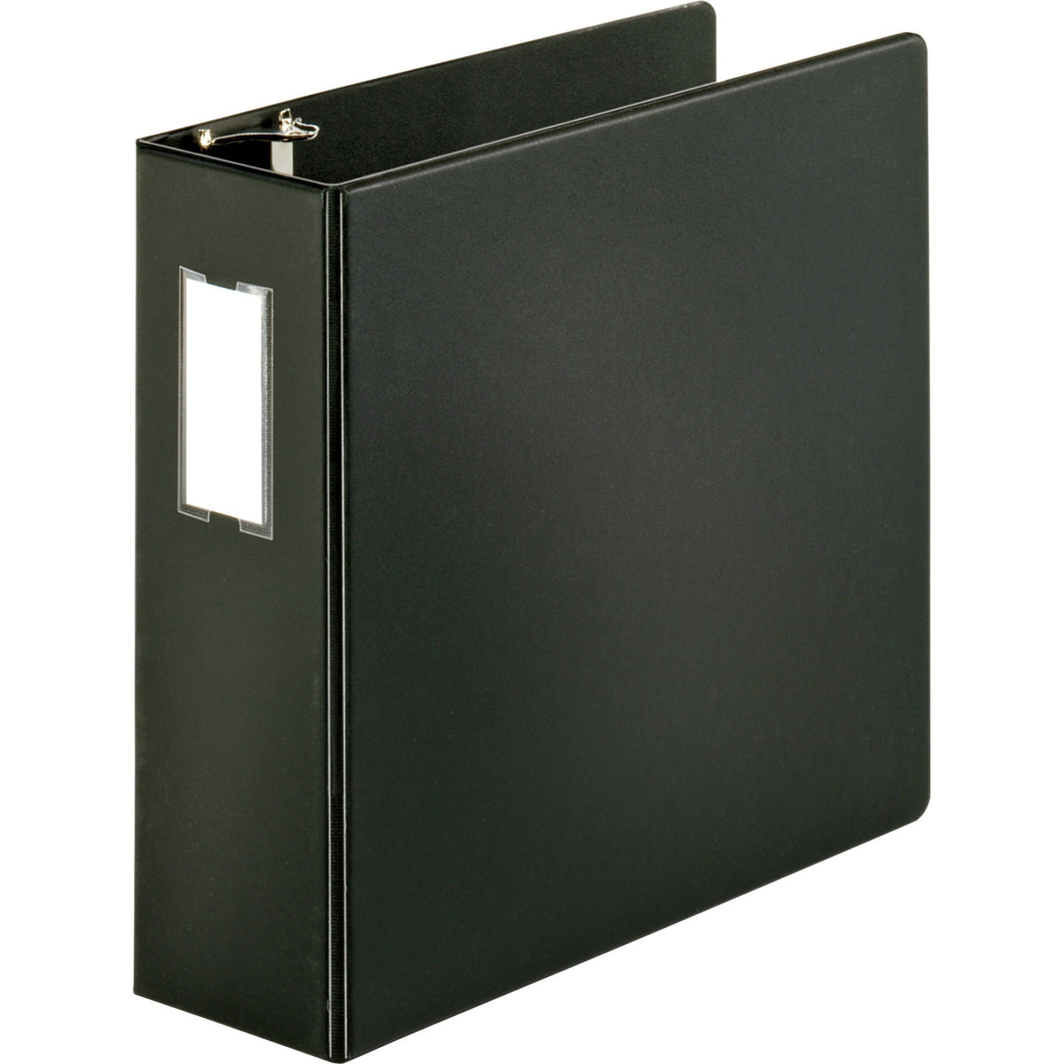 Business Source Slanted D-ring Binders - 4" Binder Capacity - 3 Ring - Fastener: D-Ring - Pocket: 2, Internal - Chipboar