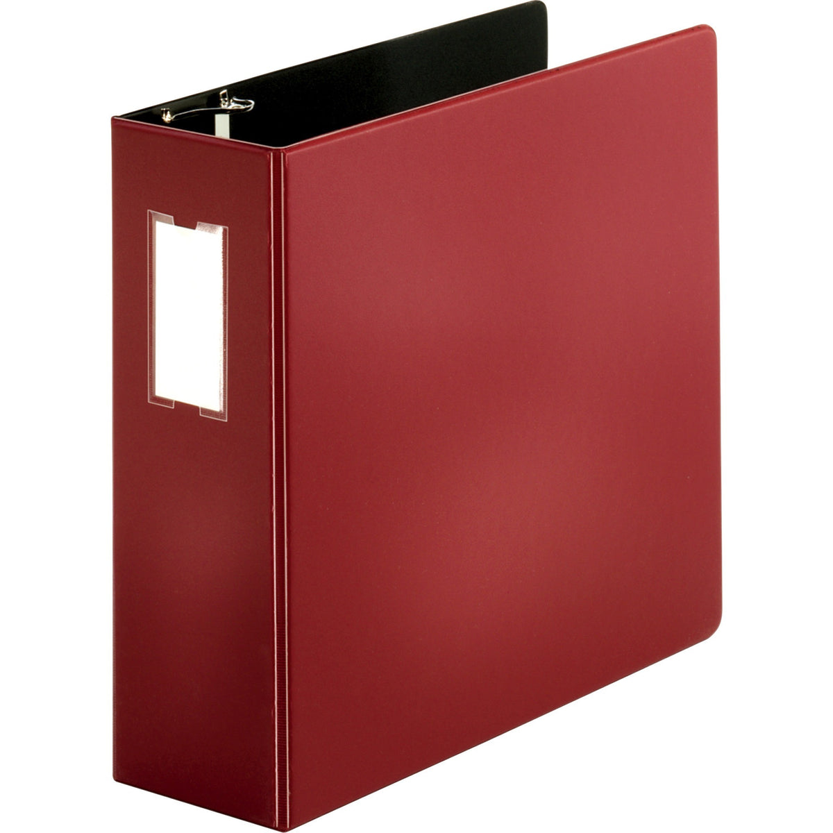Business Source Slanted D-ring Binders - 4" Binder Capacity - 3 Ring - Fastener: D-Ring - Pocket: 2, Internal - Chipboar